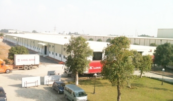 Kho chứa nguyên vật liệu công ty CP Style Stone